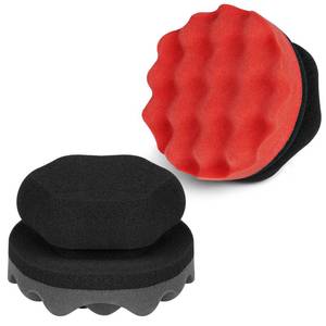 lot 6344 image: ZHAYAO 2 Pack Large Tire Shine Applicator Pad, Tire Hex Grip Applicator, Tire Shine Car Detailing Foam Sponge Tool, Reusable Car Cleaning Supplies After Car Wash Tire Cleaner for Applying Tire Shine
