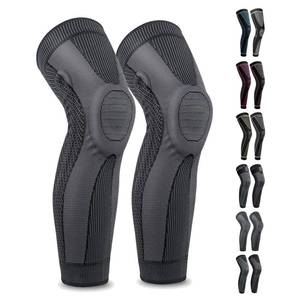 lot 6354 image: Full Leg Sleeves Long Compression Leg Sleeve Knee Sleeves with Side Stabilizers & Patella Gel Pads,for Basketball, Arthritis, Sport, Reduce Varicose Veins and Swelling of Legs(Black-Spring, Size M,Pair)