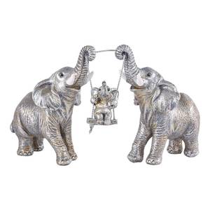 lot 6387 image: TOHLUCS Elephant Statue.Silver Elephant Decor for Women,Mom Gifts.Elephant Figurines Brings Good Luck.Decoration Ornaments for Living Room,Table Centerpiece, Shelf, Office Decor (Silver)