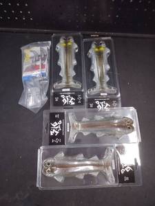 lot 6460 image: Soft Plastic Fishing Lure Set