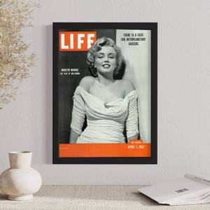 lot 6461 image: CountryArtHouse LIFE Magazine Solid Wood Picture Frame - Complete with Acrylic, Backing, and Hardware - Display Any Magazine Sized 10.5 x 14
