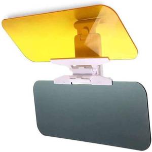 lot 12067 image: 2-in-1 Sun Visor Extender for Car, Anti-Glare Visor Eliminates Sun & Headlight Glare for Day & Night Driving, Universal Clip-On Fits Car Truck SUV, Safer for Commuting Road Trips & Senior Drivers