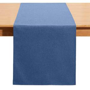 lot 12126 image: Winotic Vintage Blue Table Runner 13x108 Inches Long, Cotton Linen Farmhouse Style Seasonal Dresser Scarf for Kitchen Dining Coffee Table Parties Wedding Home Decor (13 x 108, Vintage Blue)