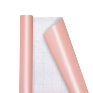 lot 12131 image: Gift Wrapping Paper, Pink Solid Color Pearly Lustre Paper, Mini Roll, Perfect Gifts for Women, Wedding, Valentines Day, Mothers Day, Birthday, Christmas, DIY Bouquet Supplies- 17 inch X 120 inch
