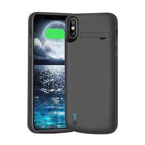 lot 12146 image: BAHOND Battery Case for iPhone X & iPhone Xs, 5000mAh Rechargeable Extended Battery Charging Charger Case, Add 2X Extra Juice, Support Wired Headphones (5.8 inch) Black