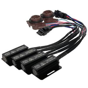 lot 12153 image: 3157 LED Load Resistor Adapter 50W 6Ohm Upgraded Canbus Decoder Fix DRL Turn Signal Tail Light Error Code Hyper Flashing Wiring Relay Harness