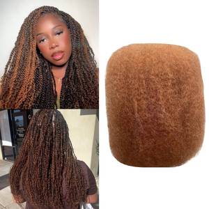 lot 14169 image: Afro Kinkys Bulk Human Hair For Braiding Afro Kinky-Curly Human Hair Bulk For Mini Twist Hair 16Inchs 50gpack Bulk Human Braiding Hair For Micro Locs Extensions (30#, 16Inchs,50gpack)