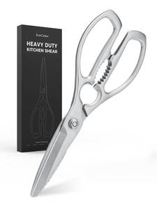 lot 14188 image: SimCoker Kitchen Scissors, Forged Stainless Steel Heavy Duty Kitchen Shears, Dishwasher Safe Cooking Scissors for Meat, Poultry & Vegetables