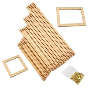 lot 14189 image: Wooden Craft Sticks and Dowels Assortment