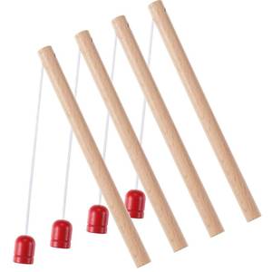 lot 14192 image: Sumind 4 Pieces Wooden Magnetic Fishing Poles Magnet Poles Fishing Rod for Wooden Magnetic Game Toy Gifts for Kindergarten Preschool Girl Boy