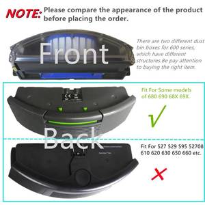 lot 14197 image: 100% NEWAerovac Dust Bin Box Parts Replacement Compatible for Roomba iRobot 680 690 Series 681 684 685 690 691 695 Dust Collection Box Hepa Filter Box Trash Collector