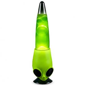 lot 14220 image: Rhode Island Novelty 13 Inch Alien Head Wax Motion Lamp