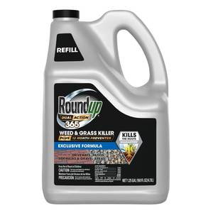 lot 14252 image: Roundup Dual Action 365 Weed & Grass Killer Plus 12 Month Preventer Refill, Kills & Prevents for up to 1 Year, 1.25 gal.
