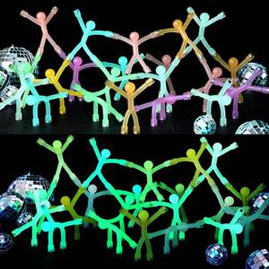 lot 14255 image: Leitee 35 Pcs Magnetic People Toys Colorful Glow in The Dark Humanoid Magnetic Figures Cute Luminous Fridge Magnets for Refrigerator Door Office Fun Decorative Decorations, 7 Colors