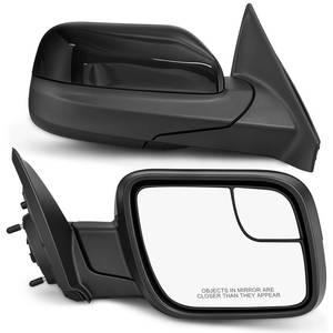 lot 19172 image: BUMAUTO Passenger Side Door Mirror Replacement for 2011��2019 Ford Explorer, Manual Folding, Non Heated, Without Turn Signal Light, 3 Pins, Gloss Black, Replaces GB5Z17682AB