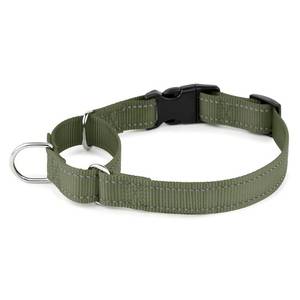lot 20164 image: PLUTUS PET Reflective Martingale Collar with Quick Snap Buckle,No Pull Dog Choker Collar for Small Medium Large Dogs,XS,Ranger Green