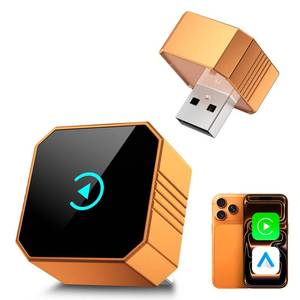 lot 20171 image: QJG 2026 Upgraded Wireless CarPlay Adapter for iPhone��Android, Car Play Mini Wired to Wireless Adapter for CarPlay ��Android Auto 2 in 1 Plug and Play Stable Connection