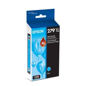 lot 20177 image: Epson 279 Claria Photo HD Ink High Capacity Cyan Cartridge (T279XL220-S) Works with Expression Photo XP-980