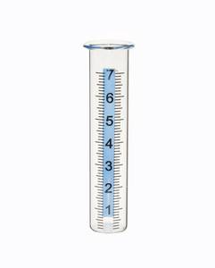 lot 20203 image: Mateda 7 Capacity Rain Gauge Glass Replacement Tube with Lid Design for Yard Garden Outdoor Home (01)