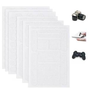 lot 20239 image: Hasefam 5 Pieces Phone Grip Tape, Finger Grip Stickers Decal Non Slip Kit Adhesive Traction for Cell Phone Cases Mouse Laptop Tablet Tools (5Pieces Clear)