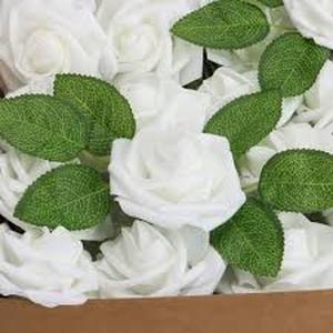lot 2019 image: White fake flowers