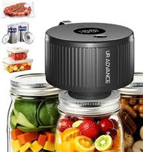 lot 2037 image: Mason jar vacuum sealer second generation