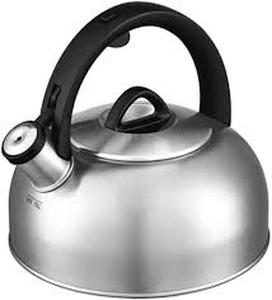 lot 14151 image: Cuisinart Professional Brushed Stainless Steel 2-QT Teakettle Water Whistling Tea Kettle