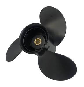 lot 1484 image: COPKINGO Boat Engine Propeller 9 x 9 for Mercury 6-15HP 48-828156A12 Aluminium Alloy Outboard Propeller 8 Spline Tooth 2-12 Gearcase 3 Blade
