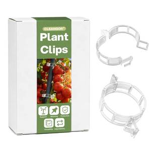lot 1494 image: CLEANGOR 300Pcs Plant Clips, Plant Support Clips Plastic Trellis Clips Garden Plant Clips for Tomatoes, Cucumbers, Vines, Reusable Garden Clips Tomato Clips, Gardening Supplies to Grow Upright