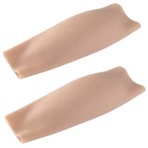 lot 1537 image: Wisfancy Silicone Calf Pads Leg Arm Enhancer Calf Corrector for Thin Skinny Crooked Legs Cover Scar Birthmark (1 Pair)
