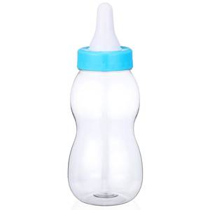 lot 2068 image: BESPORTBLE 11 Inch Fillable Baby Bottle �� Cute Party Decoration, Gender Reveal Centerpiece, Baby Shower or Nursery D�cor, Kids Coin Bank, Lightweight PVC (Blue)