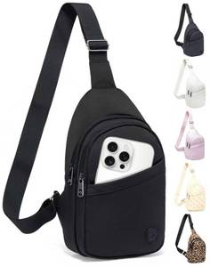 lot 2080 image: MAXTOP Crossbody Bags for Women Men Lightweight Sling Bag Fanny Packs for Travel Casual Outdoors Gifts for Family Black