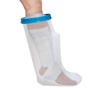 lot 2108 image: Tideshake - 100% Waterproof Leg Cast Cover for Showering, Reusable Adult Short Leg Cast Protector, Cast Covers for Shower Leg, Cast Bag for Shower, Cast Cover for Showering Foot