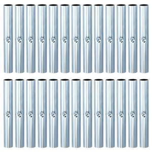 lot 2168 image: BENECREAT 60pcs Camping Tent Pole Connector, Metal Connectors for Garden Hoops, Joint Tent Pole Repair Sleeve for Outdoor Camping Canopy Fiberglass Pole(0.33inch)