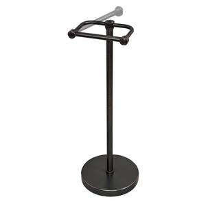 lot 3345 image: RARXTR Toilet Paper Holder Stand, Post Pivoting Design Free Standing Toilet Paper Holder, SUS304 Stainless Steel Toilet Paper Roll Holder, Heavy Stable Base (Oil Rubbed Bronze)