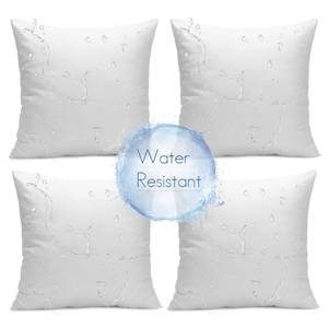 lot 3358 image: Ashler Outdoor Pillows, 18 x 18 Pillow Inserts Set of 4, Waterproof Throw Pillow Inserts Hypoallergenic for Patio, Water Resistant Indoor Outdoor Decorative