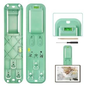 lot 4072 image: Picture Hanging Tool Kit Picture Hangers Wall Hanging kit Picture Frame Hanger Tool Level Heavy Duty Photo Hanger Wall Hanger Level