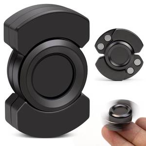 lot 4090 image: 3-in-1 Fidget Toys Adults Kids Spinner, Slider & Clicker �� Magnetic Stainless Steel Bearing for Super-Stable Rotation �� Stress Relief, Enhanced Focus, and Habit Breaking, Black