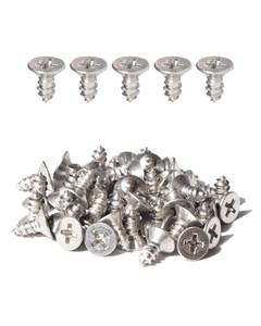 lot 4171 image: 50pcs #8 x 38 (9.5mm) Stainless Flat Head Phillips Wood Screws 18-8 (304) Stainless Steel Countersunk Self Tapping Screws