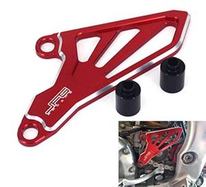 lot 6071 image: JFG RACING CNC Front Sprocket Cover Guard for CR250R 2002-2007CRF250R 2004-2009CRF250X 2004-2017CRF450R 2008