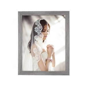 lot 6079 image: JDZIVTOP 10x12 Frame Distressed Gray, Rustic 12x10 Picture Frame Grey, Art Pic Poster Frame, 10 by 12 Gallery Family Concert Portrait Photo Frame AnniversaryBirthdayWeddingThank youChristmas Gift