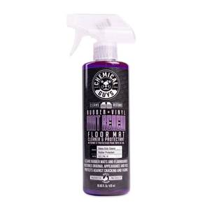 lot 6081 image: Chemical Guys Mat Renew Rubber and Vinyl Car Floor Mat Cleaner & Protectant - Cleans & Restores Rubber Liners, Running Boards, Safe for Cars, Trucks, SUVs, and More - 16 oz top spray nozzle broken off used