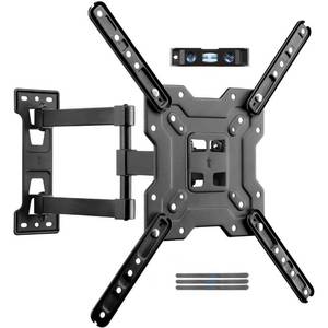 lot 9378 image: Suptek TV Wall Mount Swivel and Tilt Full Motion for Most 23 to 60 inch TV Mount up to 66lbs max VESA 400x400mm (A1)