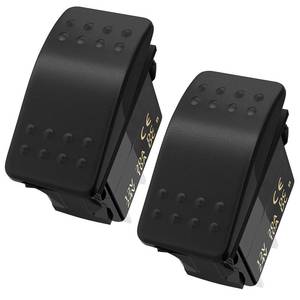lot 12201 image: Joinfworld Rocker Switch 12V Marine Boat 2 Pin Rocker Switch 20A SPST On Off Toggle Switch Waterproof 12 Volt Switch for Automotive Car UTV ATV