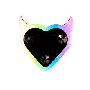 lot 12202 image: Solar Powered Car LED Ambient Light - Heart Shaped LED Neon Light for Rear & Side Windows, 6 Colors, Romantic Gift for Valentines Day, Anniversary, Date Night