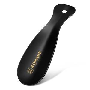 lot 12217 image: ZOMAKE Metal Shoe Horn,Small Travel Shoehorn for Men Women Kids, 7.5 Portable Shoe Spoon Helper(Black)