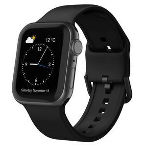 lot 12223 image: Sport Band Compatible with Apple Watch Bands 49mm 46mm 45mm 44mm 42mm 41mm 40mm 38mm, Soft Silicone Replacement Strap with Classic Clasp for iWatch Series 11 10 9 8 7 6 5 4 3 2 1 SE Ultra Women Men