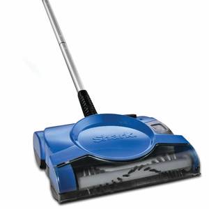 lot 13027 image: Shark Rechargeable Floor Sweeper, Motorized Brushroll, Compact Swivel Design, Easy-Empty Dust Cup, 10 Cleaning Path, Powerful Debris, Dust & Pet Hair Pickup, for All Floor Types, Blue, V2700Z