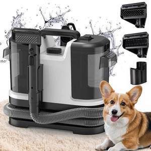 lot 13055 image: Portable Carpet & Upholstery Cleaner, Deep Cleaning for Rugs, Couch, Car Interiors Stains, Pet & Family Friendly, 120V
