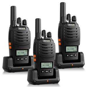 lot 14308 image: Retevis H777D Walkie Talkies Long Range with LCD Screen, Emergency 16CH, NOAA, USB-C Charging, Handheld Rechargeable 2 Way Radio, Durable Two Way Radio for Hunting Camping Off-Road(3 Pack)